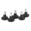 MASTER CASTER COMPANY MAS70178 Low Profile Bell Glides, B Stem, 110 Lbs./glide, 5/set, Price/ST