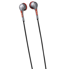 Maxell MAX190568 EB125 Digital Stereo Binaural Ear Buds for Portable Music Players, Silver