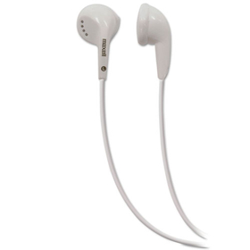 Maxell MAX190599 EB-95 Stereo Earbuds, 4 ft Cord, White