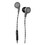 Maxell MAX199600 Bass 13 Metallic Earbuds with Microphone, 4 ft Cord, Silver, Price/EA