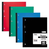 Mead MEA05222 Wireless Neatbook Notebook, 1-Subject, Wide/Legal Rule, Randomly Assorted Cover Color, (80) 10.5 x 8 Sheets