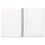 MEAD PRODUCTS MEA05512 Spiral Bound Notebook, Perforated, College Rule, 8 X 10 1/2, White, 70 Sheets, Price/EA