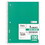 Mead MEA05514 Spiral Notebook, 3-Hole Punched, 1-Subject, Wide/Legal Rule, Randomly Assorted Cover Color, (100) 10.5 x 7.5 Sheets, Price/EA