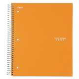 Five Star MEA06050 Trend Wirebound Notebook, College Ruled, 8 1/2 X 11, White, 3 Subject 150 Sheets