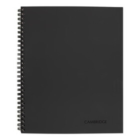 Cambridge MEA06062 Side-Bound Ruled Meeting Notebook, Legal Rule, 8 1/2 X 11, 80 Sheets