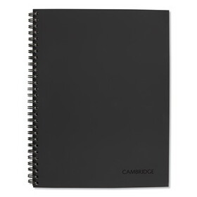 Cambridge MEA06122 Action-Planner Side-Bound Business Notebook, 7 1/2 X 9 1/2, Black, 80 Sheets