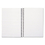 MEAD PRODUCTS MEA06542 Durapress Cover Notebook, College Rule, 5 X 7, White, 80 Sheets, Price/EA