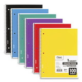Mead MEA06622 Spiral Bound Notebook, Perforated, College Rule, 8 1/2 X 11, White, 100 Sheets