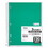 Mead MEA06710 Spiral Bound Notebook, Perforated, College Rule, 8 1/2 X 11, White, 120 Sheets, Price/EA