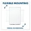 Mead MEA85356 Dry Erase Board with Aluminum Frame, 36 x 24, Melamine White Surface, Silver Aluminum Frame, Price/EA