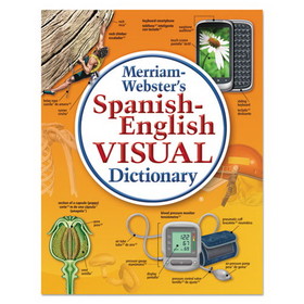 Merriam Webster MER292-5 Spanish-English Visual Dictionary, Paperback, 1152 Pages