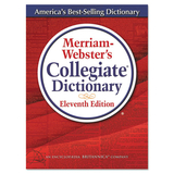 Merriam Webster MER8095 Merriam-Webster's Collegiate Dictionary, 11th Edition, Hardcover, 1,664 Pages