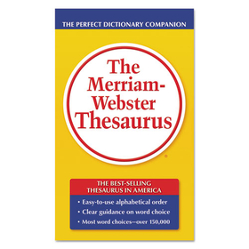 Advantus MER850 The Merriam-Webster Thesaurus, Dictionary Companion, Paperback, 800 Pages
