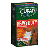Curad MIICUR14924RB Heavy Duty Bandages, Assorted Sizes, 30/Box