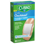 Curad MIICUR5003V1 Ouchless Flex Fabric Bandages, 1.65 x 4, 8/Box