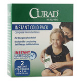 Curad MIICUR961R Instant Cold Pack, 2/box