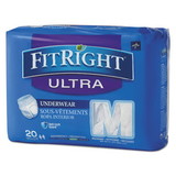 Medline MIIFIT23005A FitRight Ultra Protective Underwear, Medium, 28