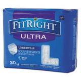 Medline MIIFIT23505A FitRight Ultra Protective Underwear, Large, 40
