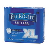 Medline MIIFIT23600A FitRight Ultra Protective Underwear, X-Large, 56