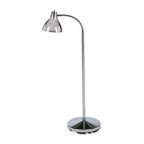 Medline MIIMDR721010 Classic Incandescent Exam Lamp, Three Prong, 74"h, Gooseneck, Stainless Steel