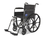 MEDLINE INDUSTRIES, INC. MIIMDS806150EE Excel K1 Basic Wheelchair, 18w X 16d, 300lb Cap, Price/EA
