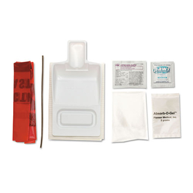 Medline MIIMPH17CE210 Biohazard Fluid Clean-Up Kit, 7 Pieces, Synthetic-Fabric Bag