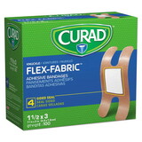 Curad MIINON25510 Flex Fabric Bandages, Knuckle, 100/box