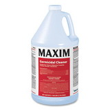 Maxim 041000-41 Germicidal Cleaner, Lemon Scent, 1 gal Bottle, 4/Carton