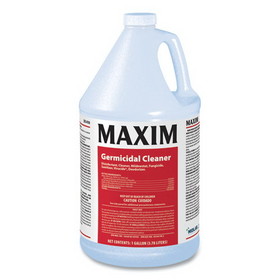 Maxim 041000-41 Germicidal Cleaner, Lemon Scent, 1 gal Bottle, 4/Carton