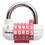 MASTER LOCK COMPANY MLK1534D Password Plus Combination Lock, Hardened Steel Shackle, 2 1/2" Wide, Silver, Price/EA