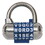 MASTER LOCK COMPANY MLK1534D Password Plus Combination Lock, Hardened Steel Shackle, 2 1/2" Wide, Silver, Price/EA