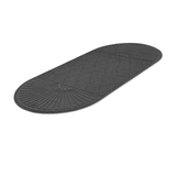 Guardian MLLEGDDF030804 Ecoguard Diamond Floor Mat, Double Fan, 36 X 96, Charcoal