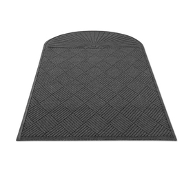 Guardian MLLEGDSF040804 Ecoguard Diamond Floor Mat, Single Fan, 48 X 96, Charcoal
