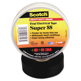 3M 80610833867 Scotch 88 Super Vinyl Electrical Tape, 3/4" x 66ft