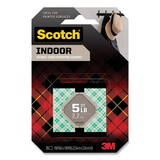 Scotch MMM111SSQ16 Permanent High-Density Foam Mounting Tape, 1