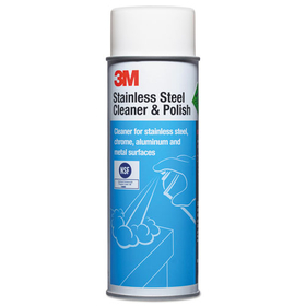 3M MMM14002 Stainless Steel Cleaner and Polish, Lime Scent, Foam, 21 oz Aerosol Spray, 12/Carton