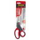 Scotch MMM1448 Precision Scissors, 8" Long, 3.13" Cut Length, Straight Gray/Red Handle, Price/EA