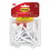 Command MMM17002MPES General Purpose Hooks, Small, Plastic, White, 1 lb Capacity, 24 Hooks and 28 Strips/Pack, Price/PK