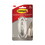 Command 17053BN-ES Decorative Hooks, Traditional, Large, 1 Hook & 2 Strips/Pack, Price/PK