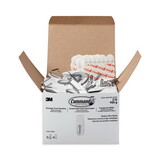 Command MMM17065S35NA General Purpose Hooks, Metal, White, 2 lb Cap, 35 Hooks and 40 Strips/Pack