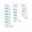 Command MMM17200CLRES Assorted Refill Strips, Removable, (8) Small 0.75 x 1.75, (4) Medium 0.75 x 2.75, (4) Large 0.75 x 3.75, Clear, 16/Pack, Price/PK