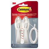 Command 17304ES Cable Bundler, White, 2/Pack