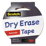 Scotch MMM1905RDEWHT Dry Erase Tape, 3