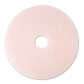3M MMM25858 Ultra High-Speed Eraser Floor Burnishing Pad 3600, 20", Pink, 5/carton