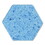 Scotch-Brite MMM3000HEX Low Scratch Scour Sponge 3000HEX, 4.45 x 3.85, Blue, 16/Carton, Price/CT