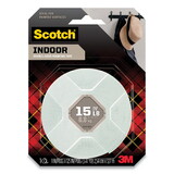Scotch MMM314SMED Permanent High-Density Foam Mounting Tape, Holds Up to 15 lbs, 1 x 125, White