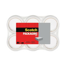 Scotch MMM33506 3350 General Purpose Packaging Tape, 1.88" X 54.6yds, 3" Core, Clear, 6/pack