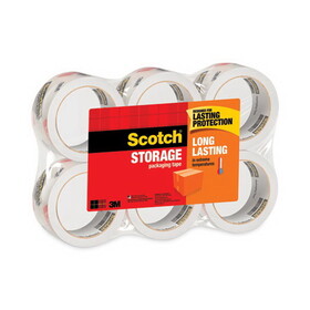 Scotch MMM36506 Moving & Storage Tape, 1.88" X 54.6yds, 3" Core, Clear, 6 Rolls/pack