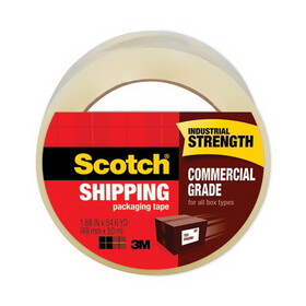 Scotch MMM3750CS36ST 3750 Commercial Grade Packaging Tape 1.88" X 54.6yds, 3" Core, Clear, 36/carton