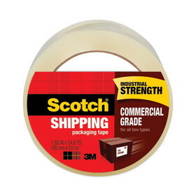 Scotch MMM3750 3750 Commercial Grade Packaging Tape, 1.88" X 54.6yds, 3" Core, Clear